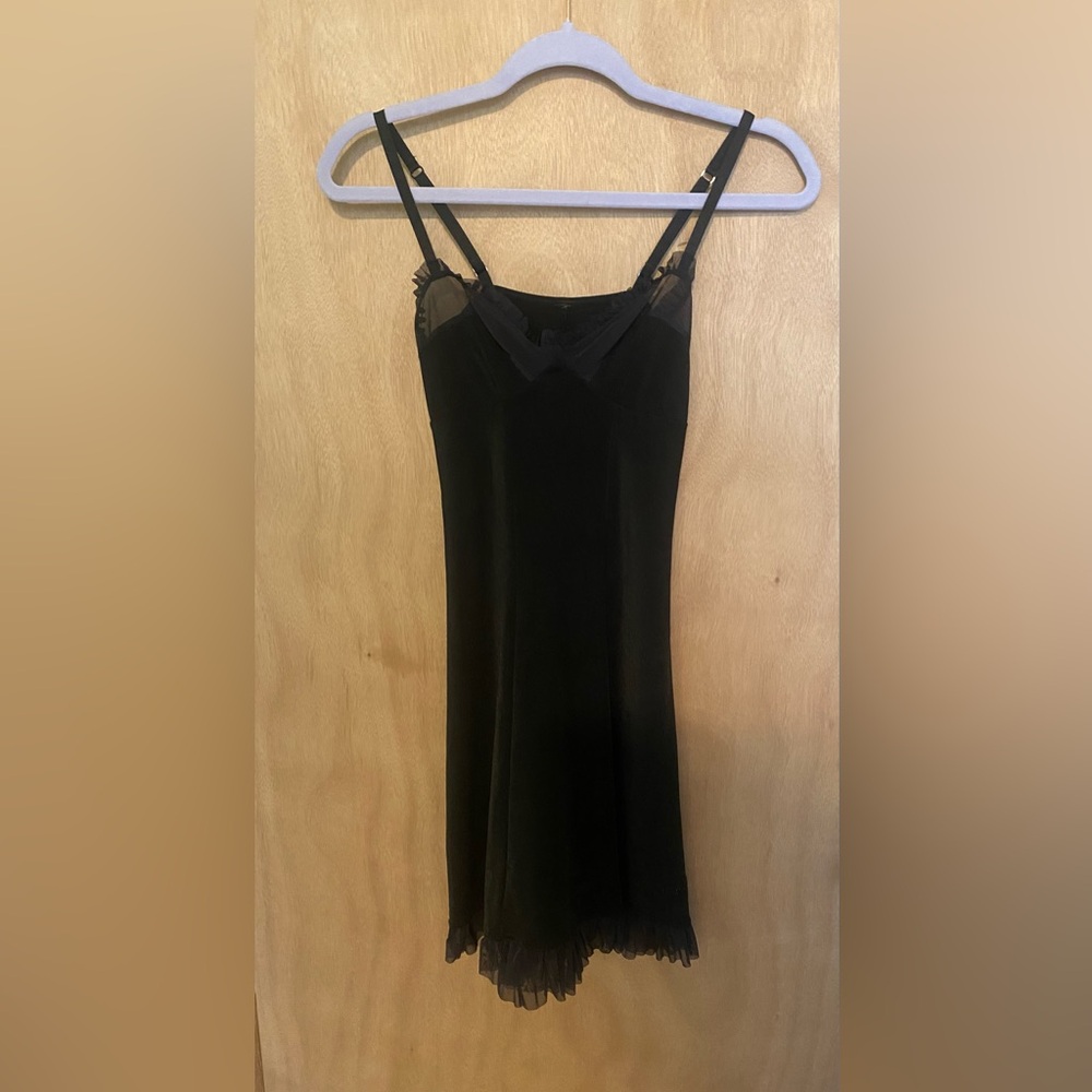 Elegant Black Strappy Dress